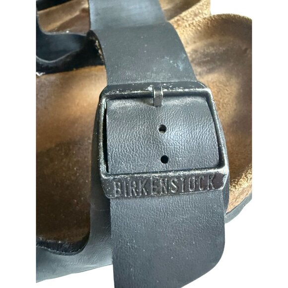 Birkenstock Arizona Two-Strap Buckle Slide Footbed Sandal Unisex Black Brown - Picture 2 of 7